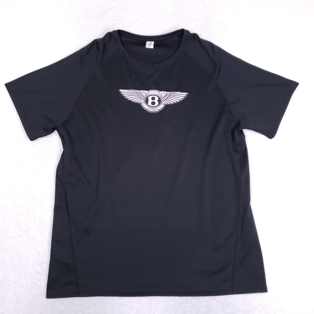 Vagary & Easy Bentley Wing Graphic Shirt Mens 3XL Performance Tee Black Sporty